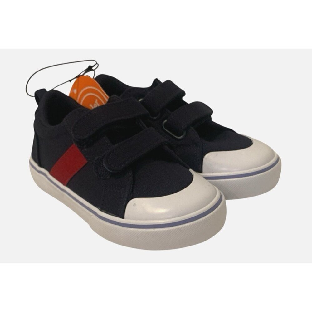 Wonder Nation Toddler Boys Casual 2 Strap Sneakers Size 7 Blue Red White